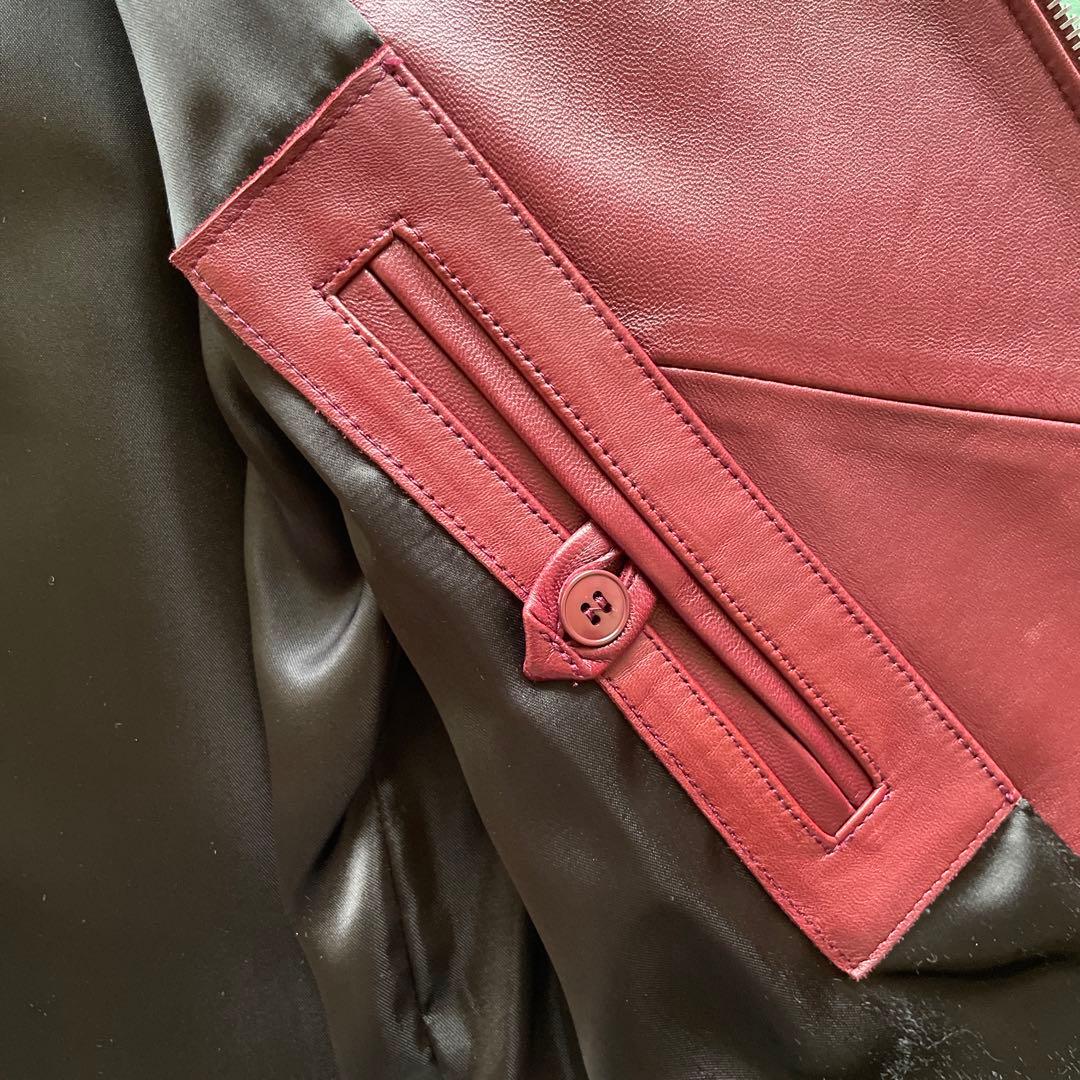 ⭐︎ベイクドポテト⭐︎【着用1回】agnes b. レザージャケット　羊革　１