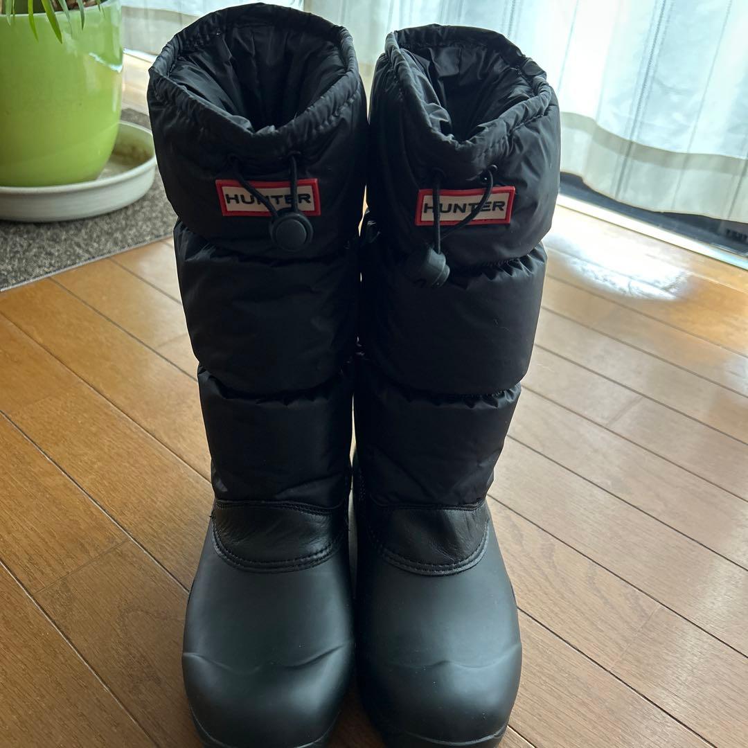 HUNTERスノーブーツ新品ブラック
