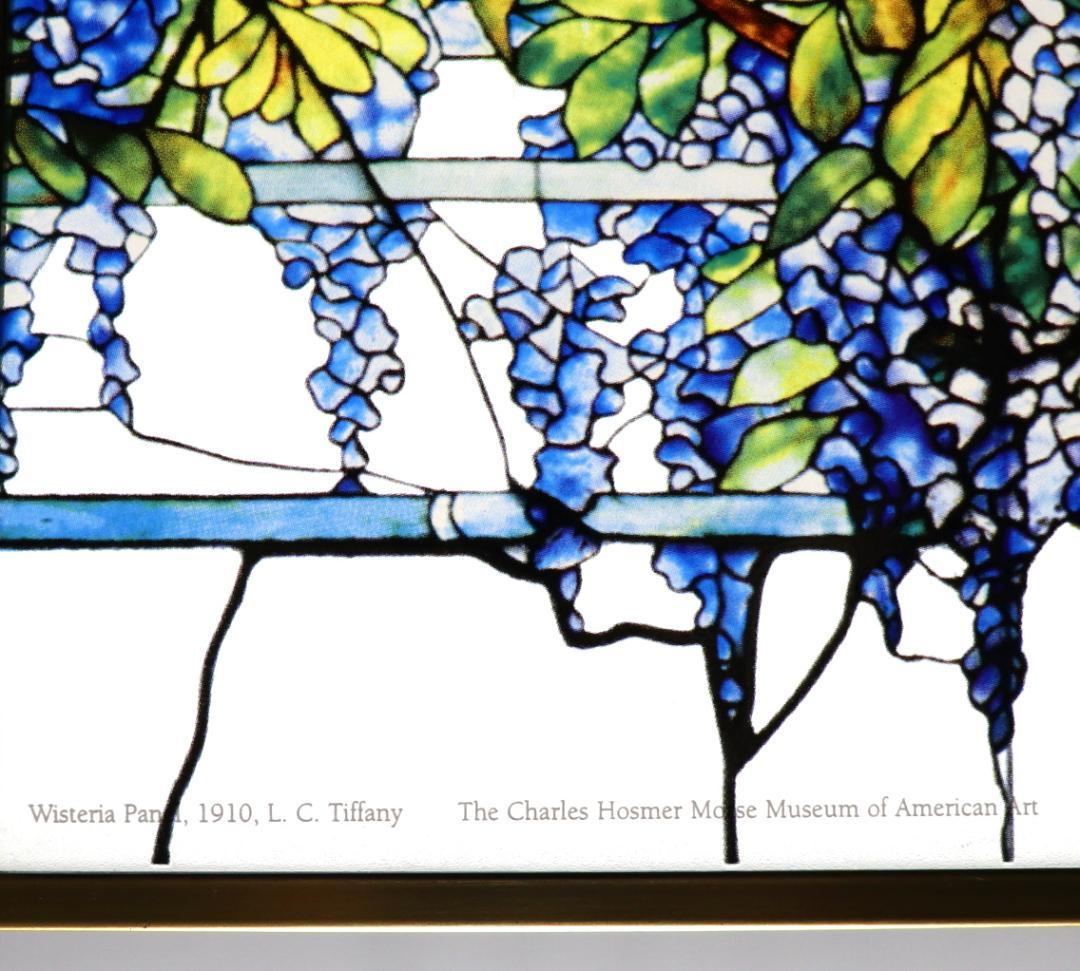 トランザム ティファニー ヴィンテージ ステンドグラス 藤の欄間 トロント