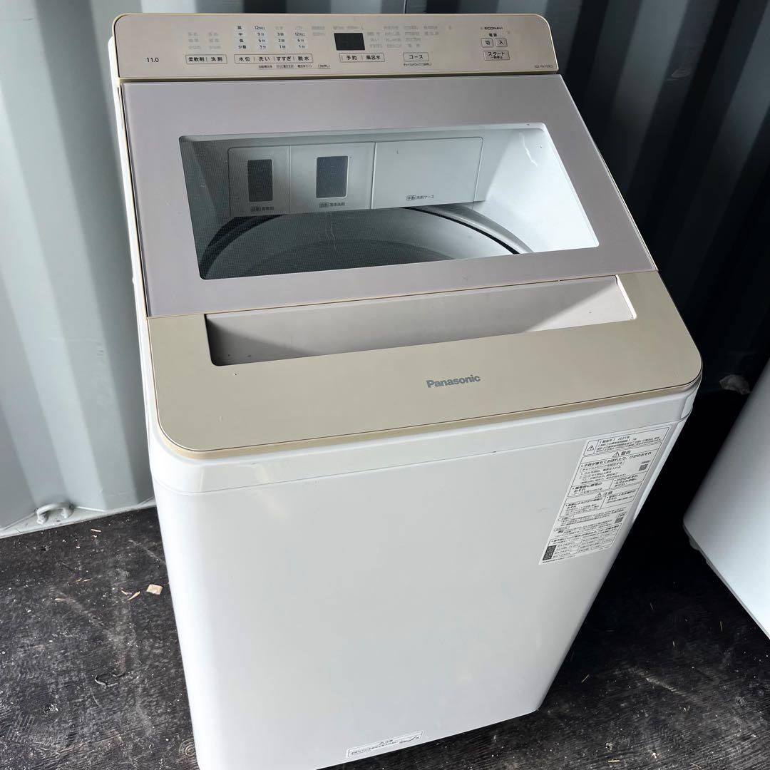 143取付無料！パナソニックエコナビ搭載 洗剤自動投入 高性能11kg洗濯機！