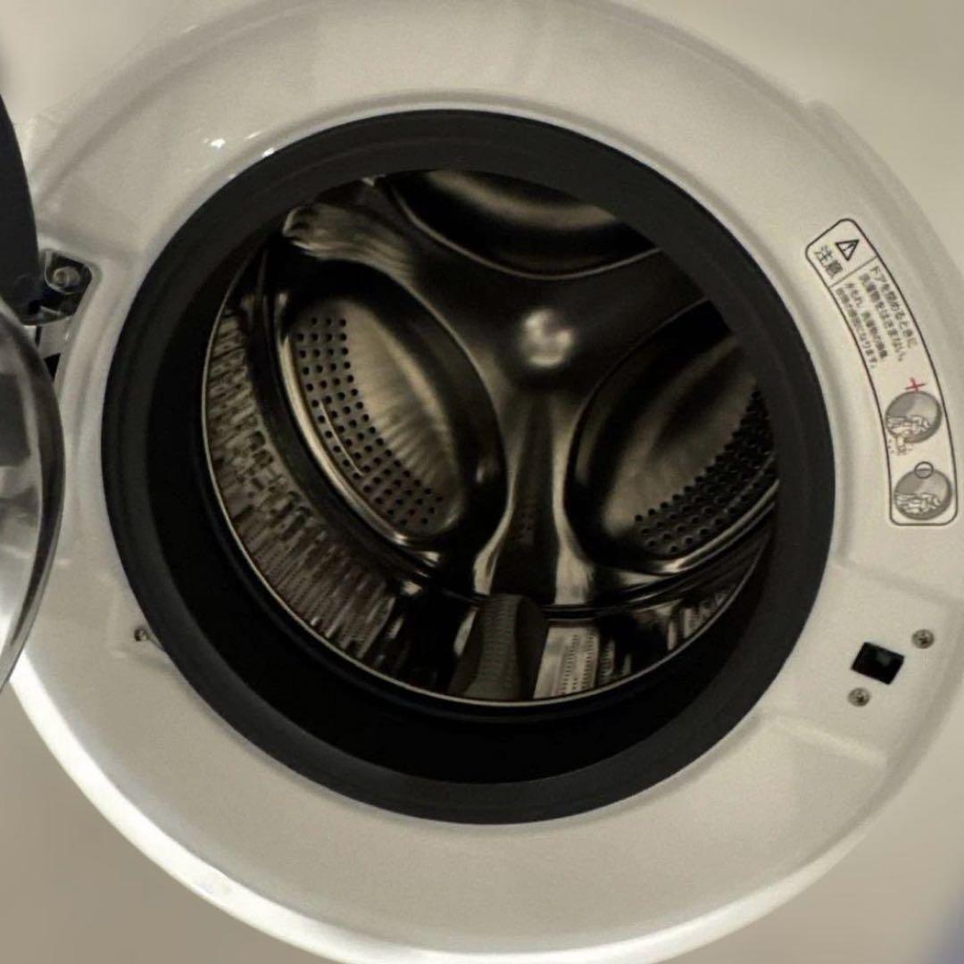 美品 洗濯機 Aquaドラム式洗濯機 美品 AQW-F8N-W