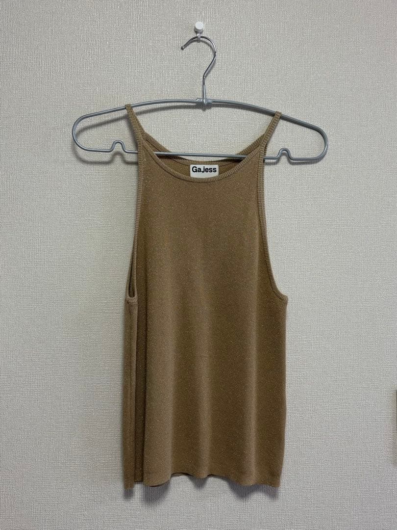 【完売品】Gajess キャミソール ラメ Glitter Camisole