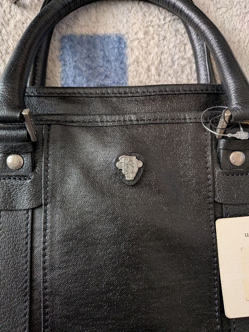 ブラックビジネスバッグ 大容量 合成皮革