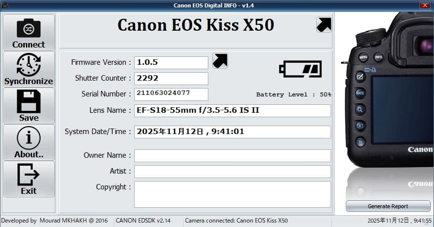 Canon EOS Kiss X50 デジタル 一眼レフ カメラ✨完動美品✨