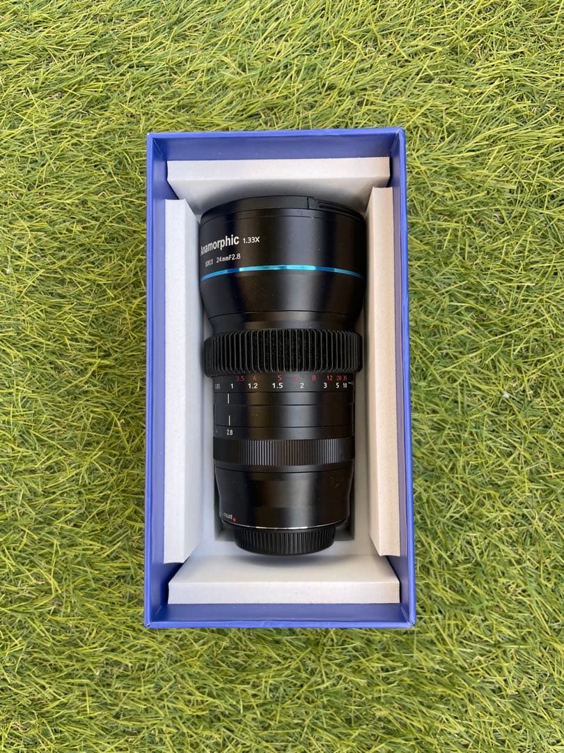 アナモルフィックレンズ 1.33x m43 とSonyアダプタとフィルターと鞄