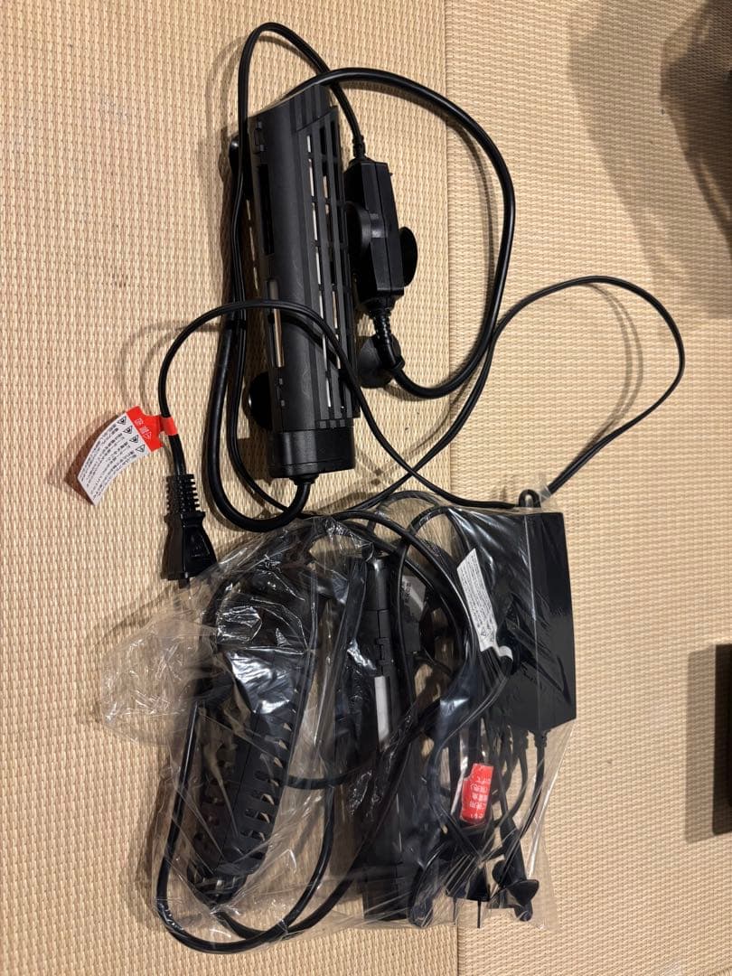 ガラス水槽とMEGA POWERフィルターセット