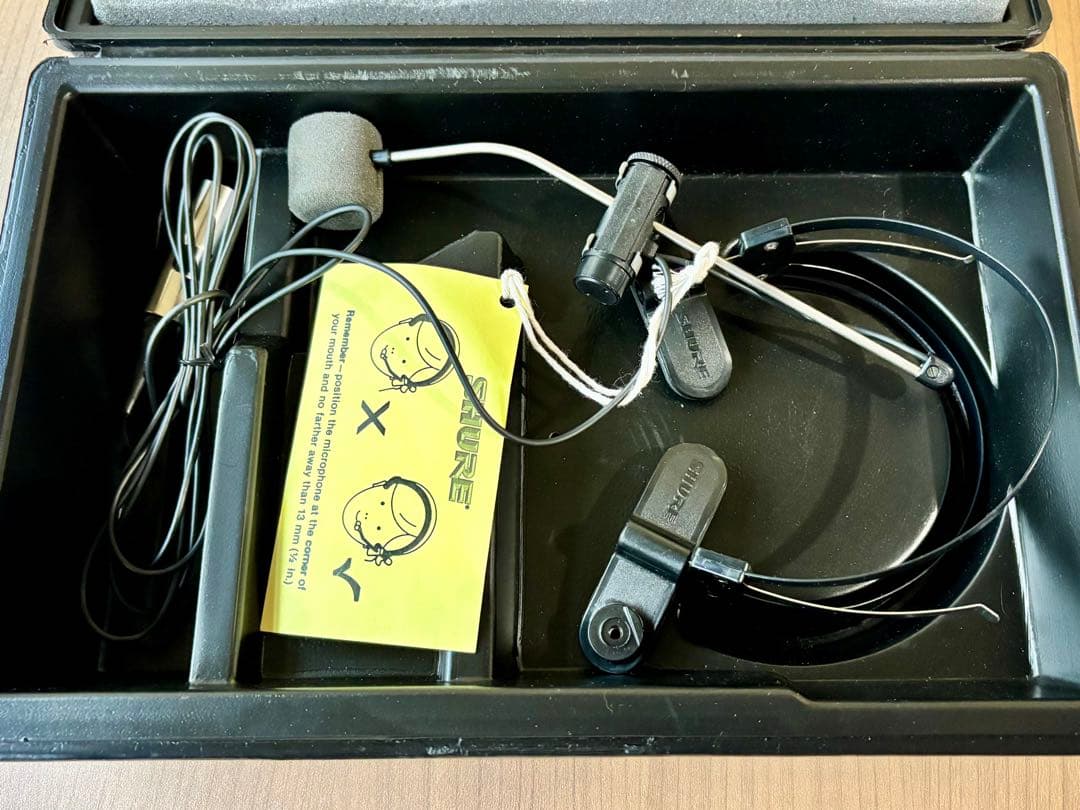 【未使用/希少】SHURE SM10A-CN シュアー ワイヤレスヘッドセット