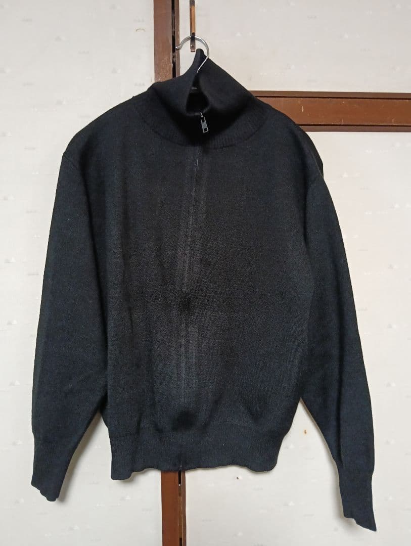 ユニクロU 25AW ダブルフェイスフルジップジャケット ブラック