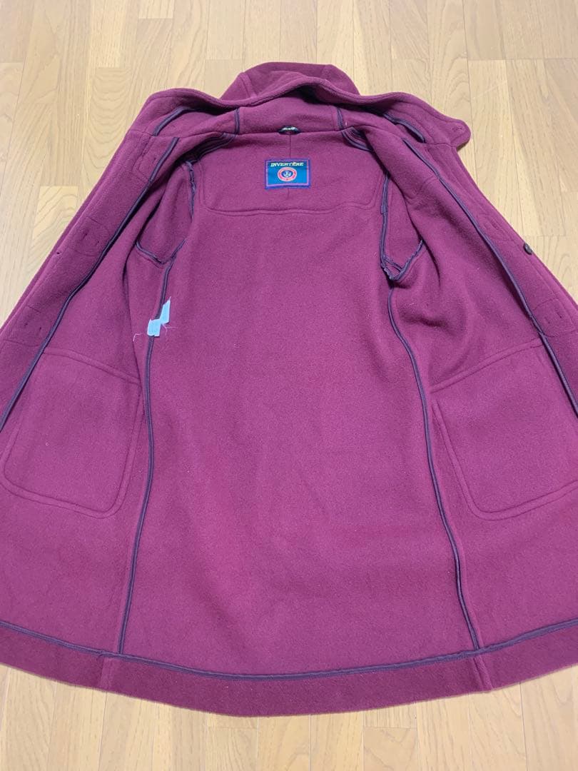 【希少】旧タグ緑タグINVERTERE ダッフルコートヘリンボーンムーアブルック