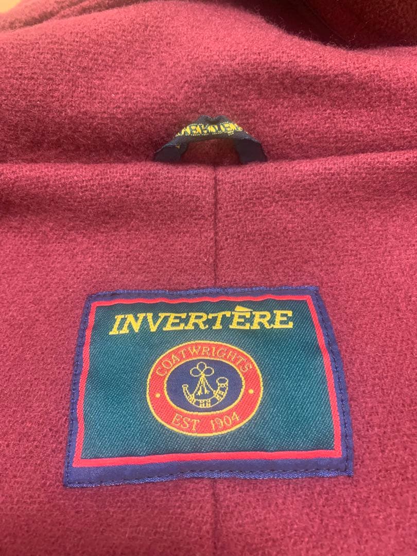 【希少】旧タグ緑タグINVERTERE ダッフルコートヘリンボーンムーアブルック