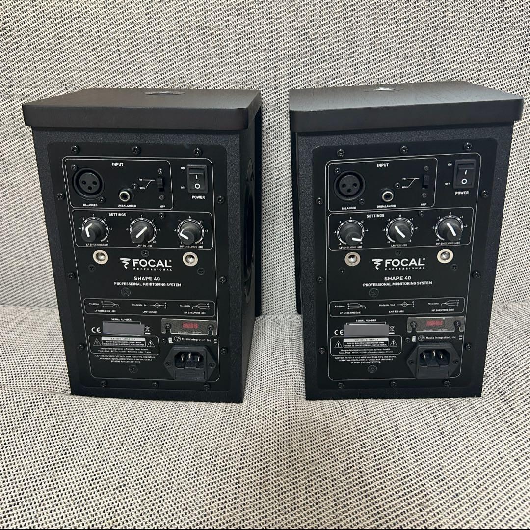 FOCAL professional SHAPE 40 モニタースピーカー 2本