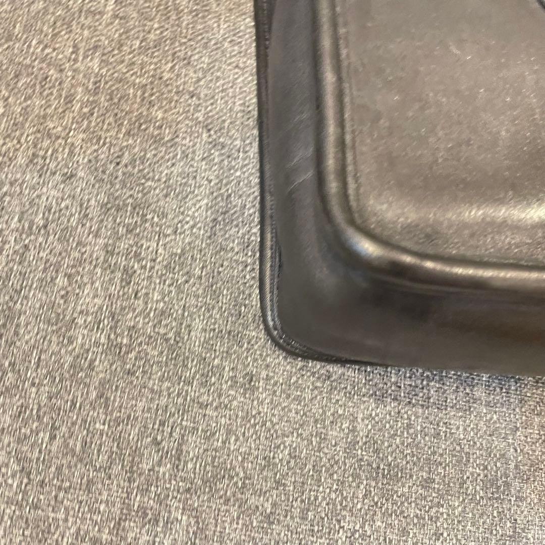 オールドコーチ　ショルダーバッグ　ターンロック　ブラック