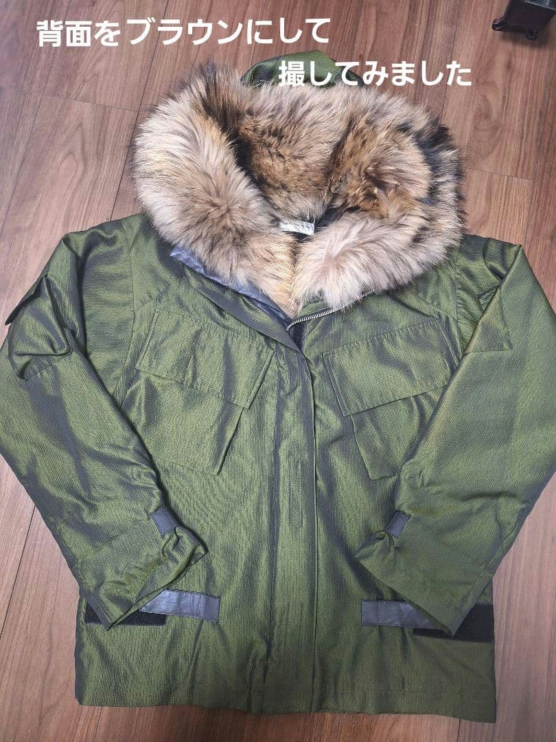 【DRIES VAN NOTEN】ドリスヴァンノッテン 襟ボア モッズコート