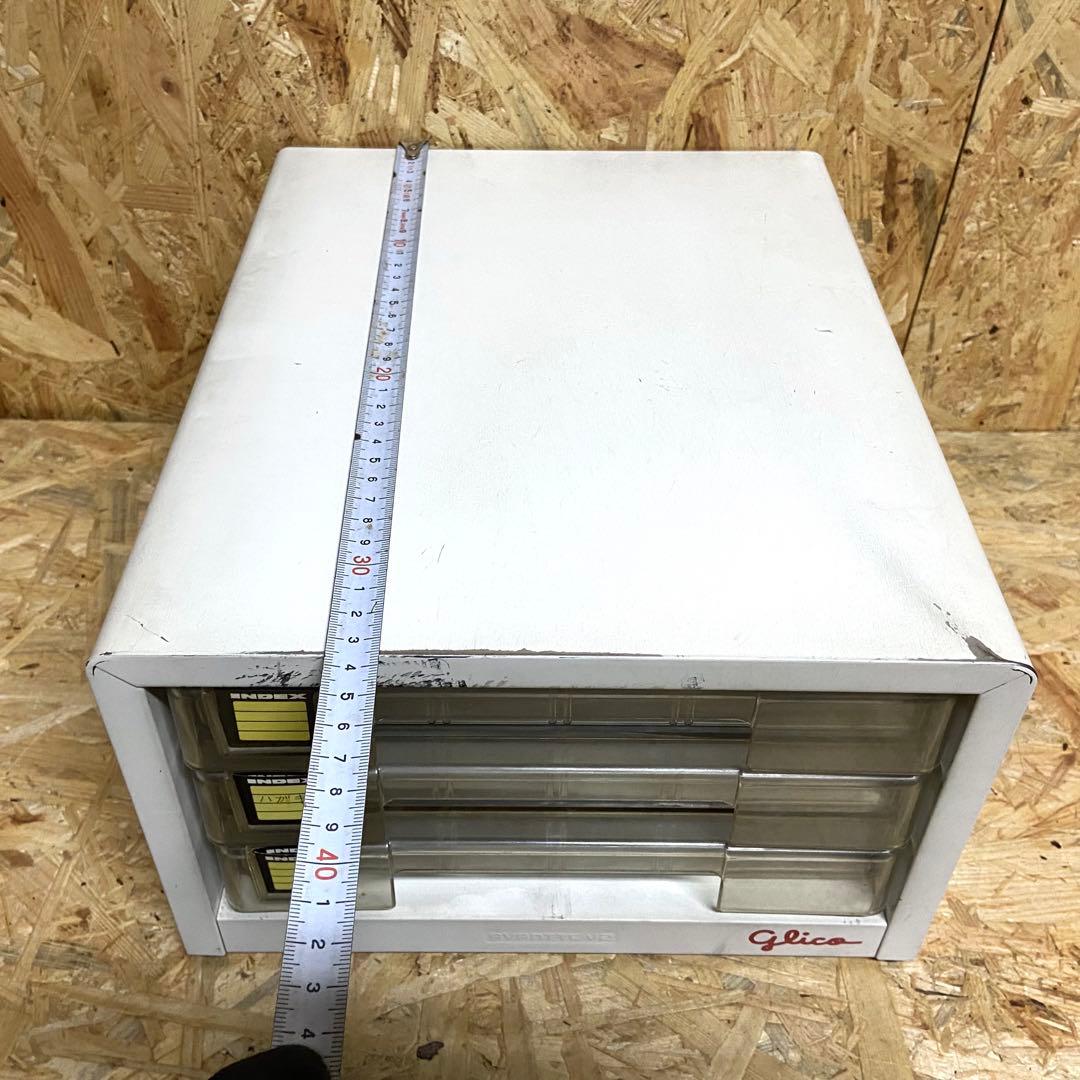 グリコ ポッキー 店舗用ディスプレイ 3段収納ケース　スチール什器 Pocky