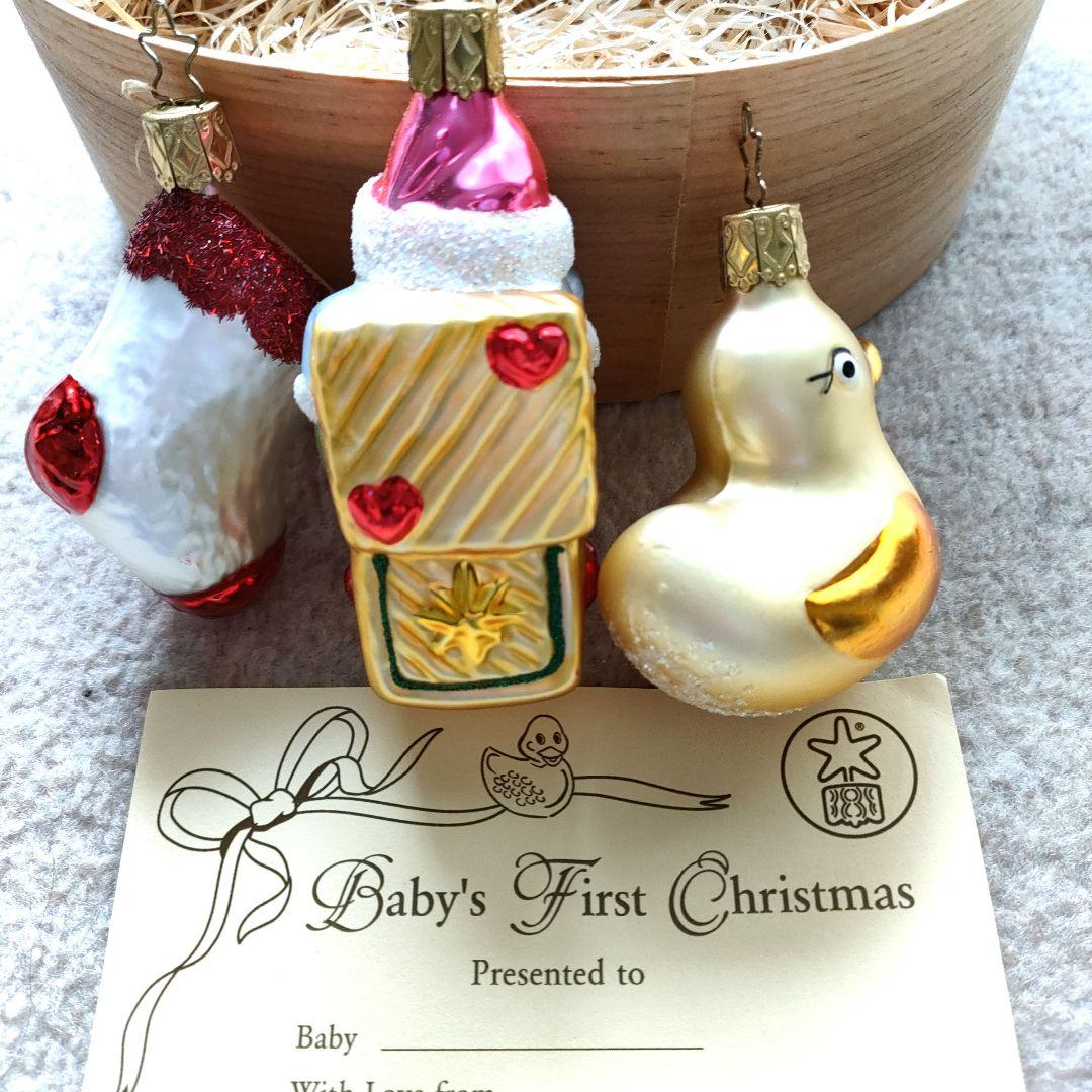 希少INGE-GLAS Baby's First Christmas ドイツ製