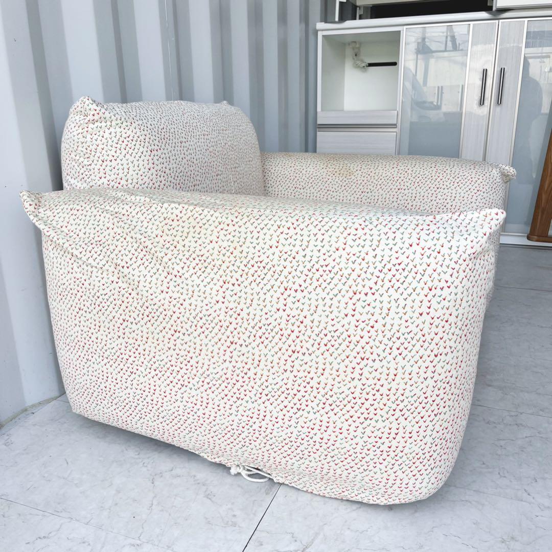 取付無料！アルフレックス マレンコ 柄カバー付きシングルファブリックソファ✨