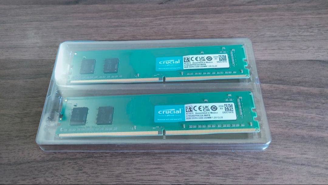 16GB デスクトップPC用メモリ DDR4-3200