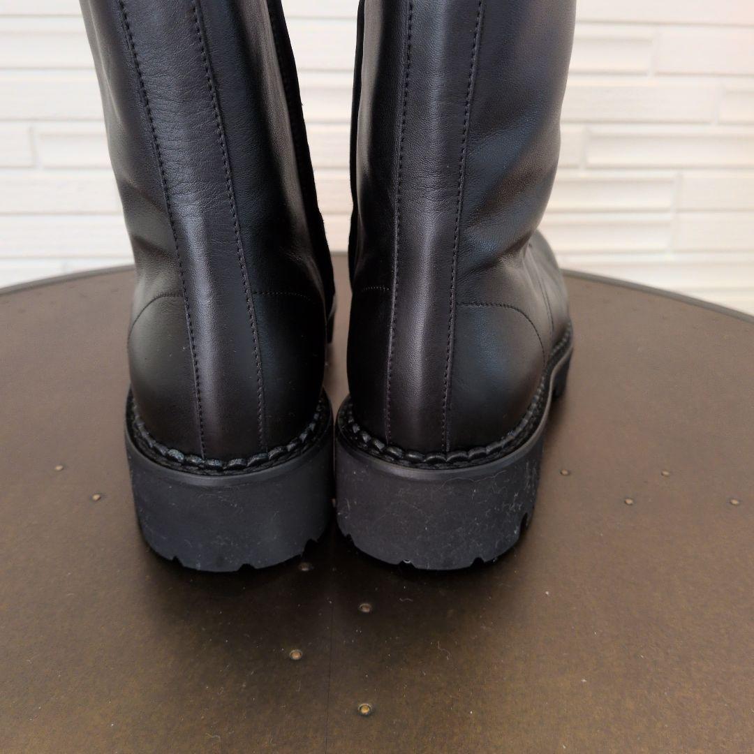 人気完売✨FABIO RUSCONI レースアップブーツ サイドジップ 38号