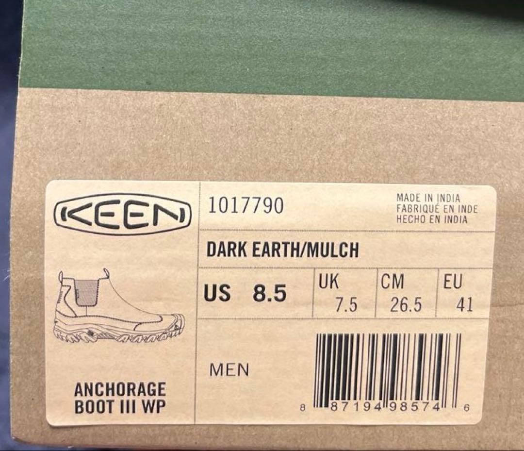 KEEN ANCHORAGE BOOT III WP アンカレッジブーツ