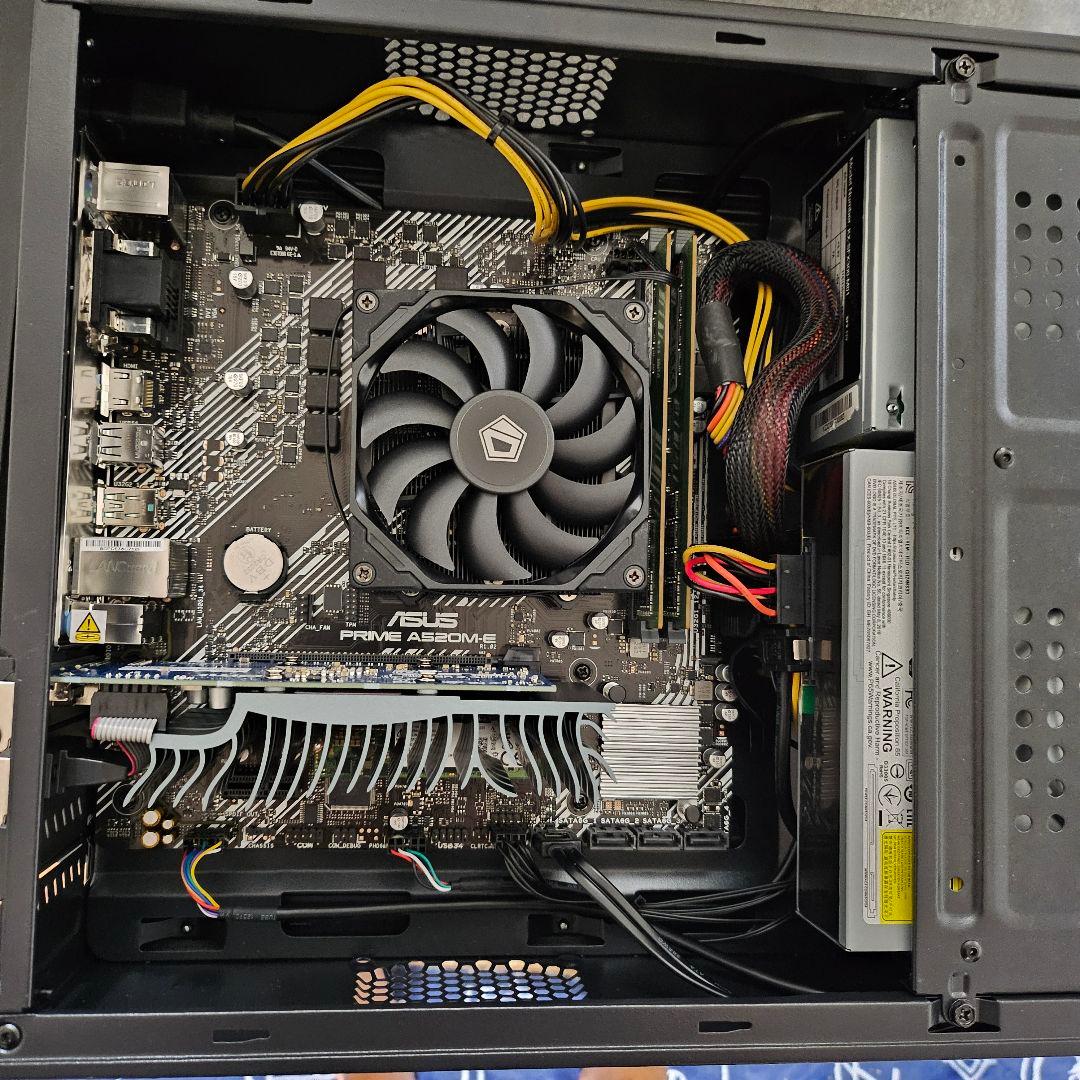 新品デスクトップPC　Ryzen 5 3500 GT710 DVD-RW