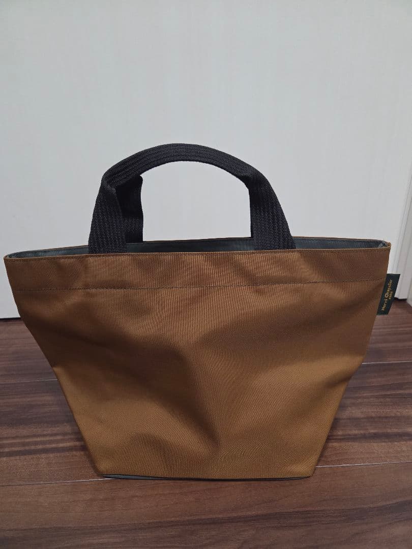 美品　エルベシャプリエ 舟型トートM 1027N COGNAC x FUSIL