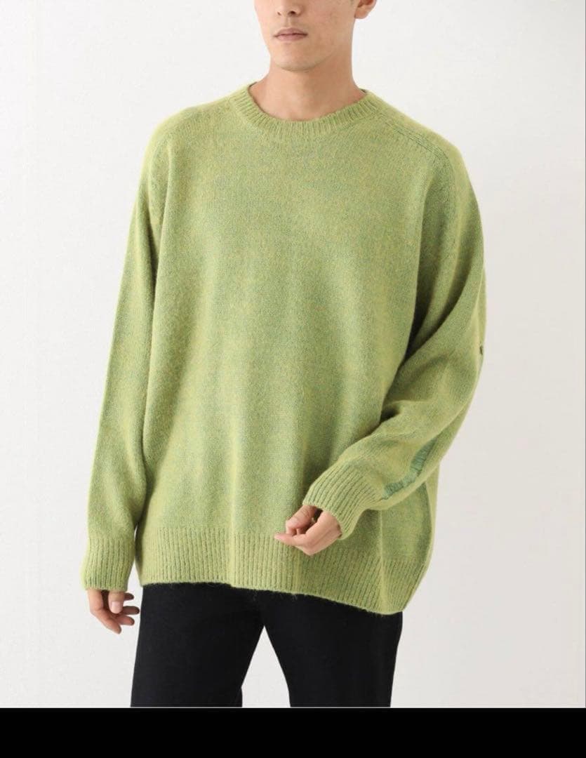 URU（ウル）ベビーアルパカ混ニットセーター　Fサイズ