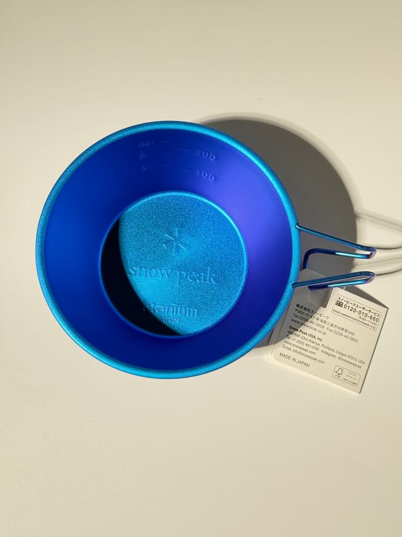  peak シェラカップ　4色セット　限定カラー