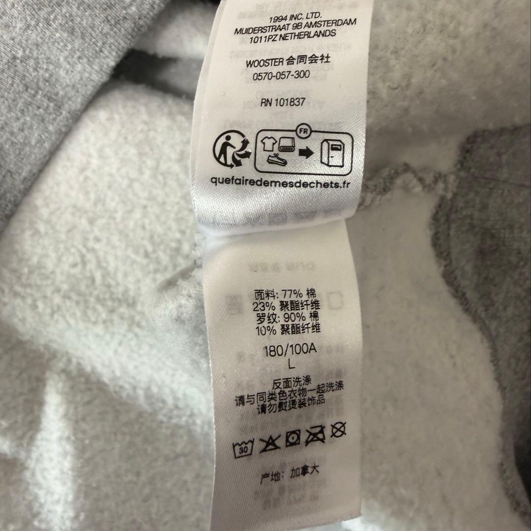 【美品】Supreme Established Crewneck グレー　L