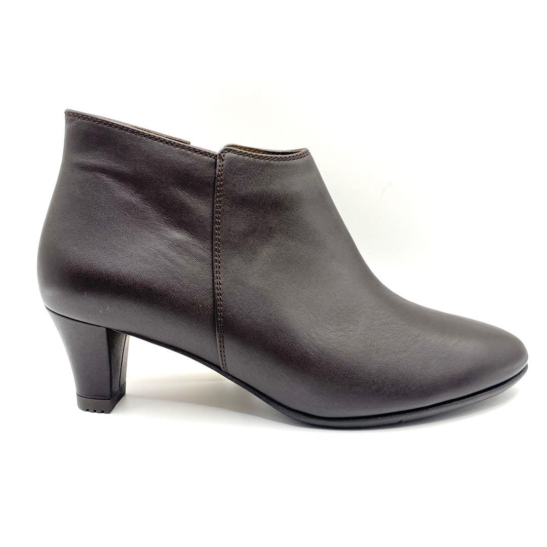 【未使用☆半額以下】ASICS WALKINGショートブーツ ブラウン