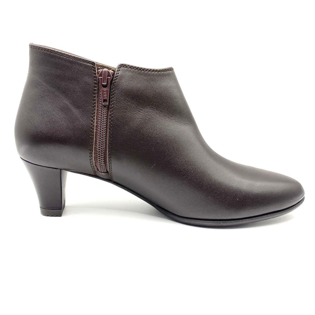 【未使用☆半額以下】ASICS WALKINGショートブーツ ブラウン