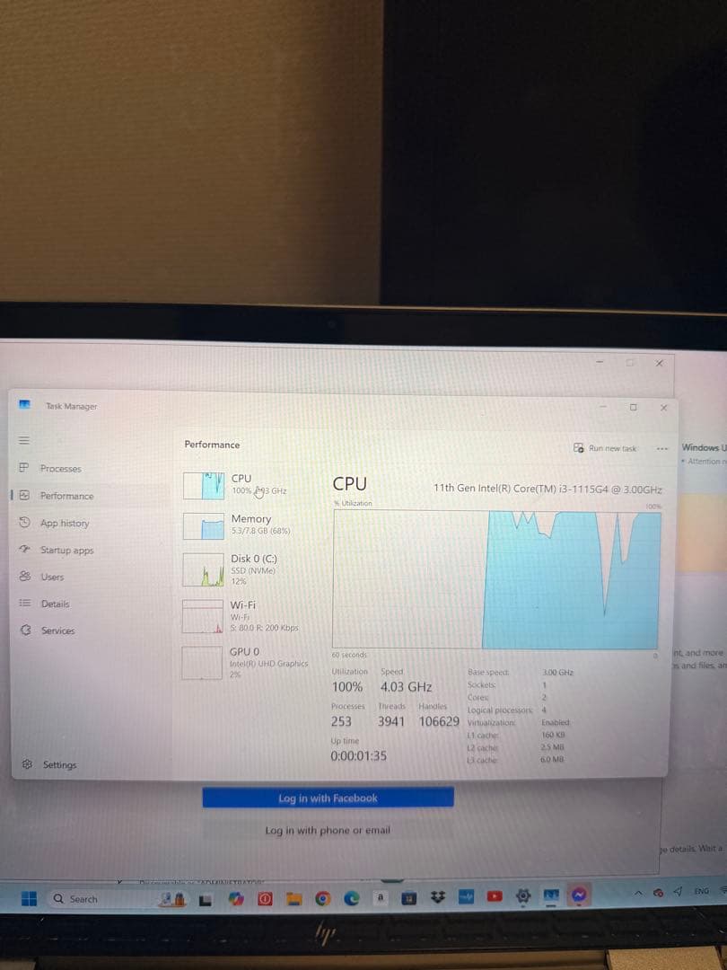 HP ENVY x360 Convertible i3 11gen+ ペン