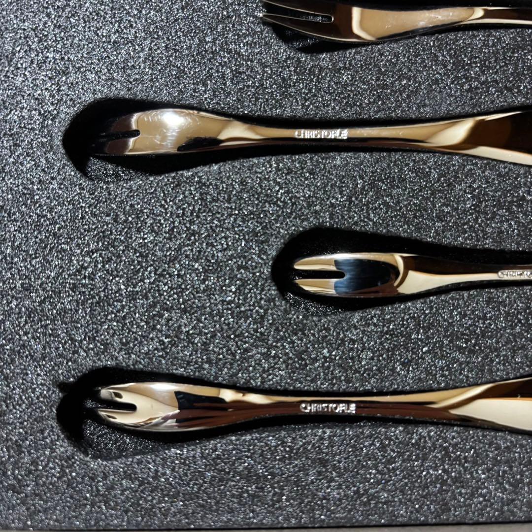 クリストフル Christofle オリジン カクテルフォーク 6本セット