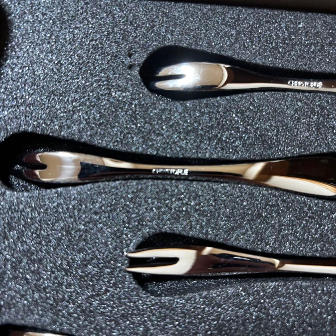 クリストフル Christofle オリジン カクテルフォーク 6本セット