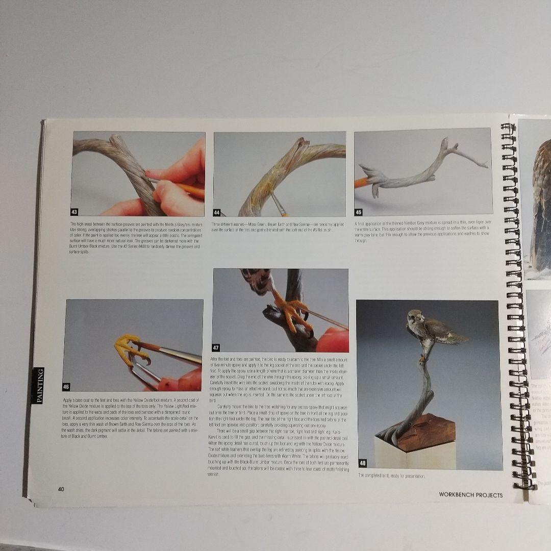 バードカービング教本２冊 パトリック ゴディンのカモとロニーダイのハヤブサ