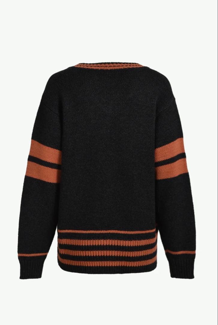 常田大希着用　JUN/NAKAYAMA LINE KNIT black