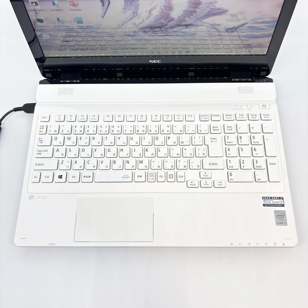 NECノートパソコン Win11 Corei7 新品SSD office A10