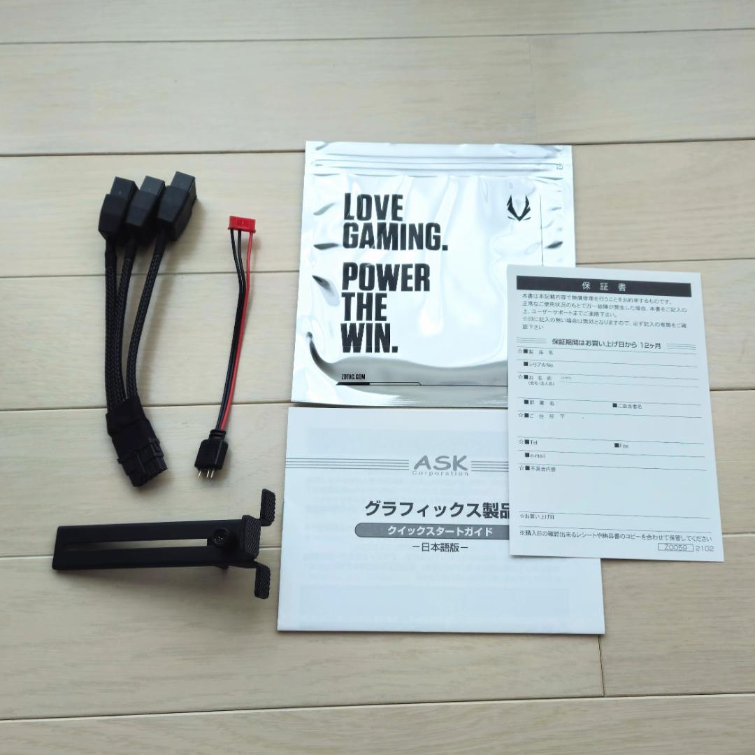 ENGLISH OK★ZOTAC RTX 4080 付属品完備/完動品/即日発送