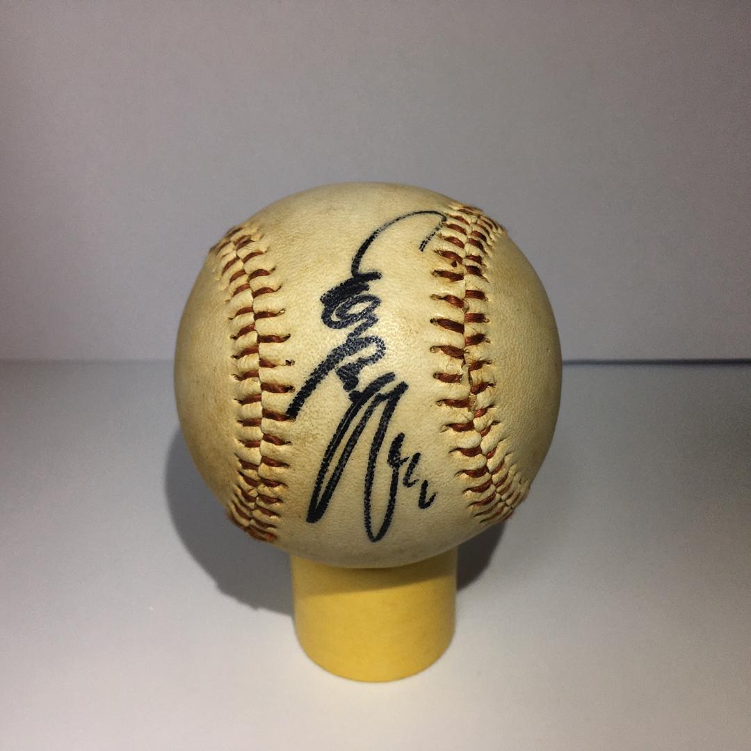長嶋茂雄1980年監督サインボール（GIANTSロゴ球）