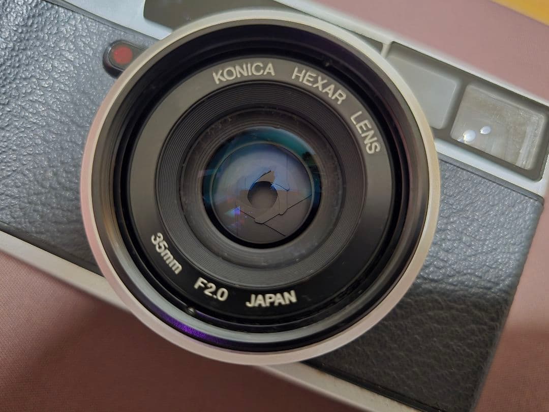 KONICA HEXAR sliver 中古　説明書　ジャンクストロボ付き