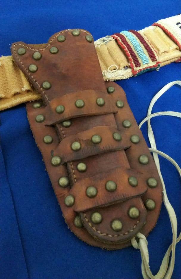 65 入手困難 一点物 1890s アンティーク インディアン US ガンベルト