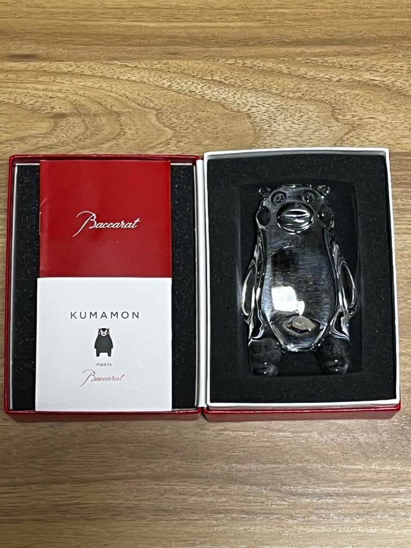 【美品】Baccarat バカラ くまモン フィギュア クリスタル 置物