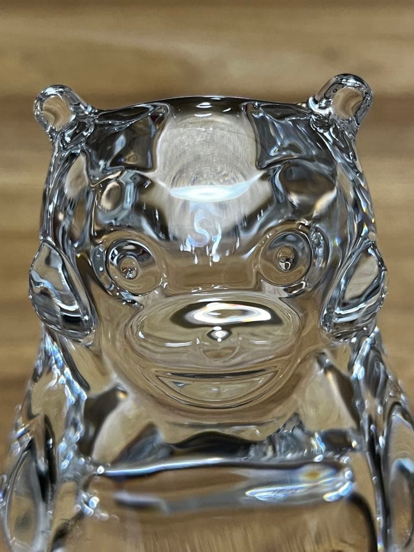 【美品】Baccarat バカラ くまモン フィギュア クリスタル 置物