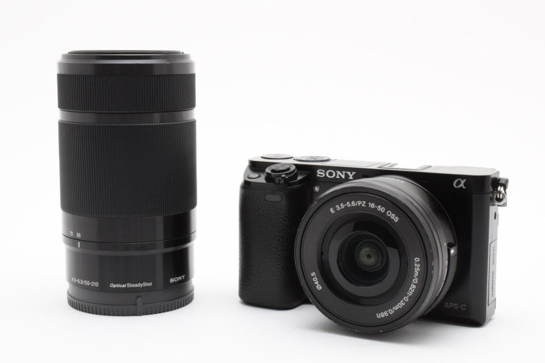 ソニー α6000 ダブル レンズキット デジタル 一眼 訳あり