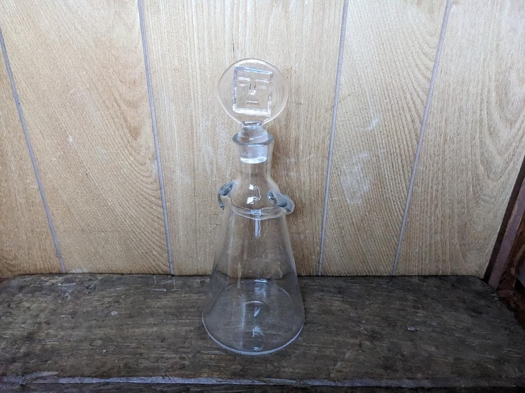 an01　Erik Hoglund エリックホグラン 人型デカンタ　透明　ボダ