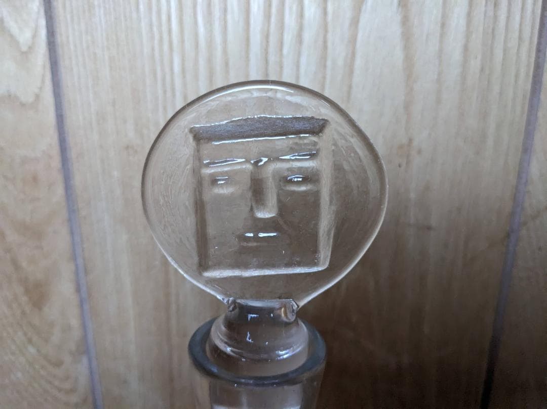 an01　Erik Hoglund エリックホグラン 人型デカンタ　透明　ボダ