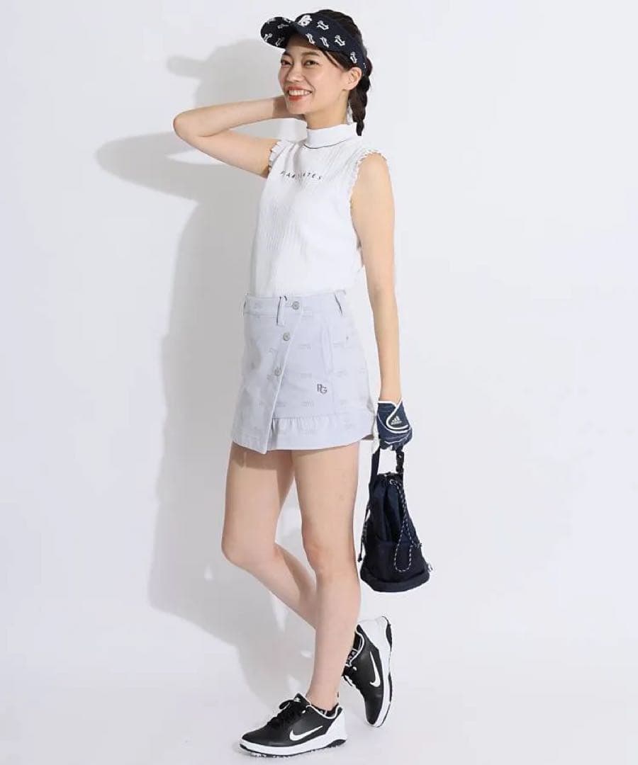 【新品タグ付き】パーリーゲイツ ゴルフ ラップキュロット00