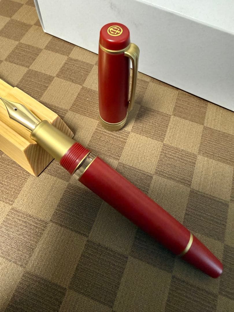 WAGNER限定品、セーラー万年筆、レッド