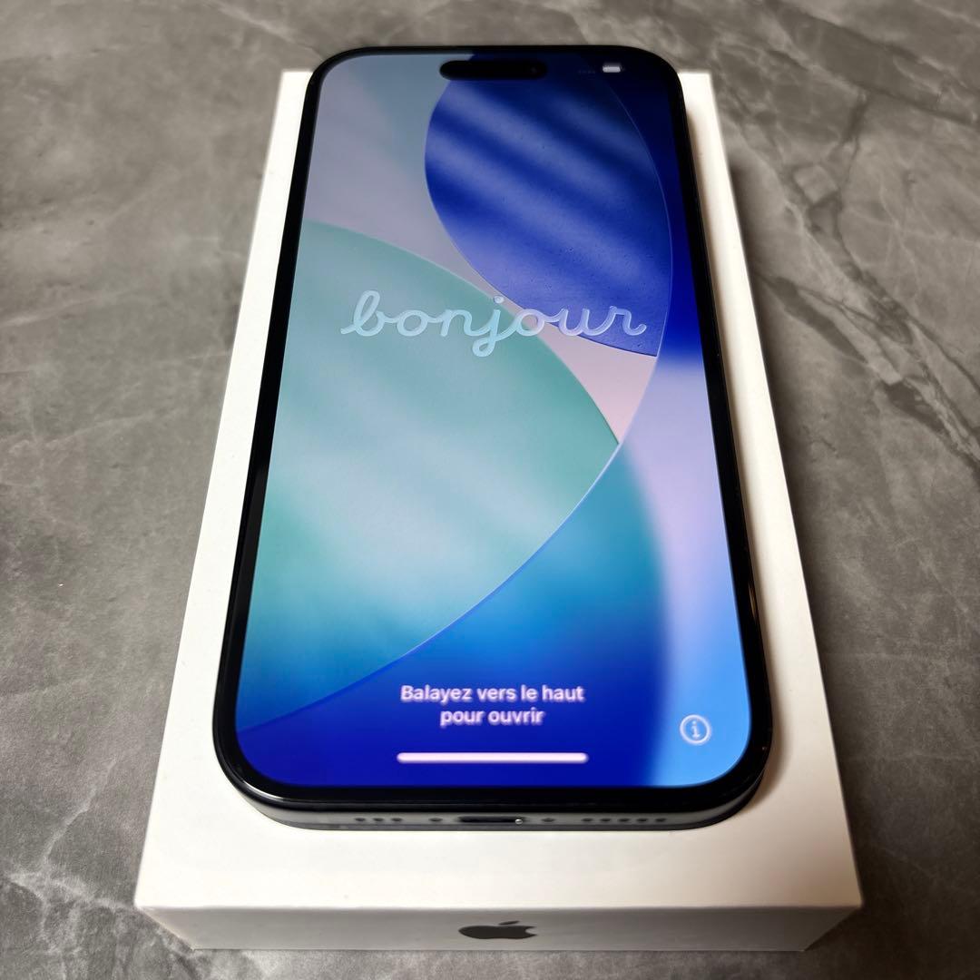 【極美品】Apple iPhone 15 128GB ブラック SIMフリー