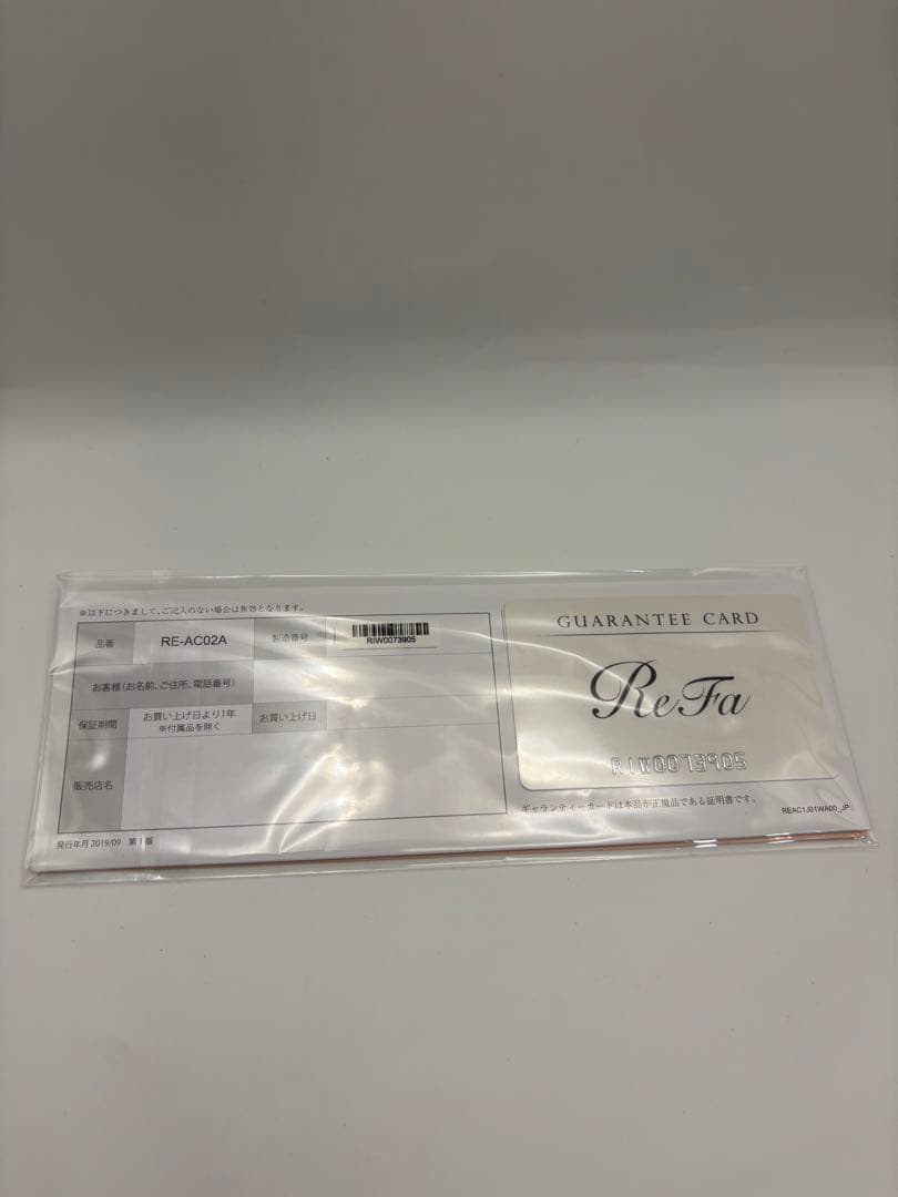 ReFa ストレートヘアアイロン ホワイト/ブラック