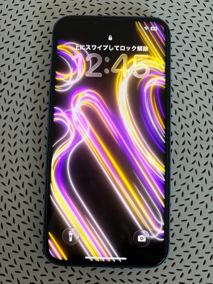 【SIMフリー】iPhone13 ブルー 128GB バッテリー100%・美品